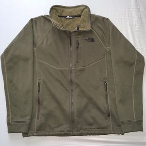 The North Face Full Zip Softshell Fleece Jacket Men Medium